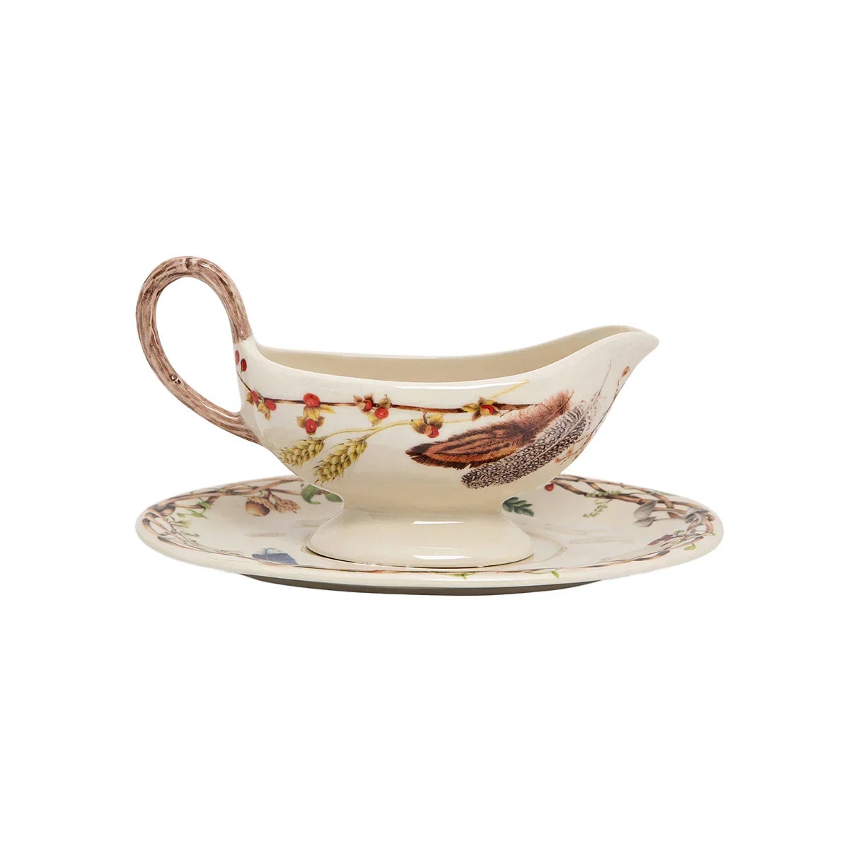 Juliska Forest Walk Sauce Boat & Stand