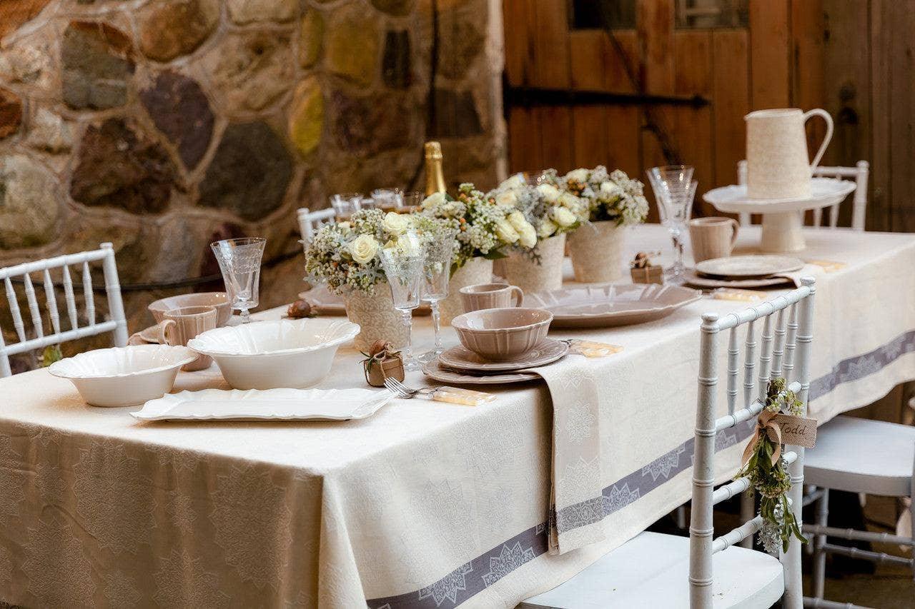 Chloe Floral Accent Pitcher - Crafted in Portugal