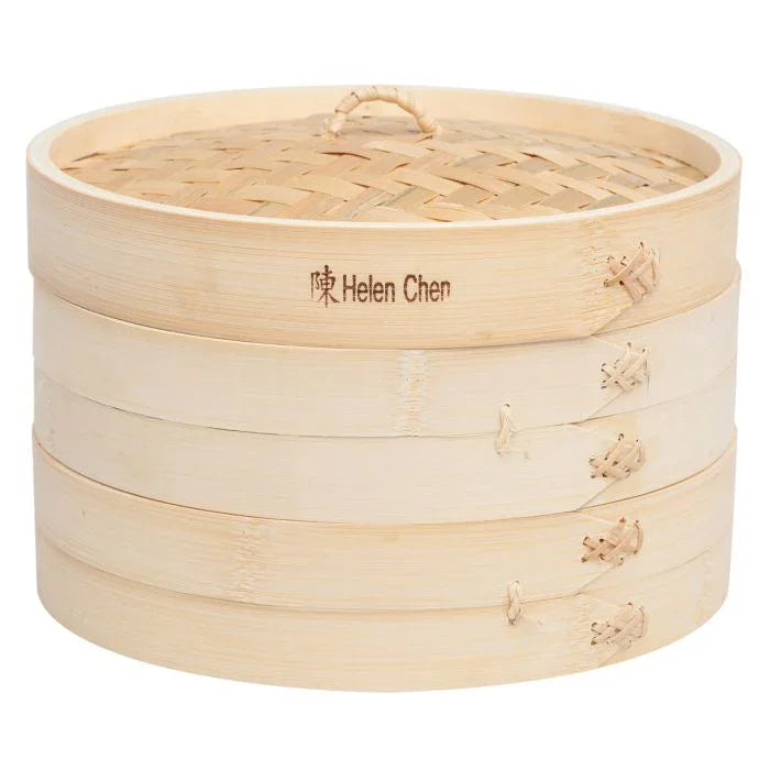 Bamboo Steamer with Lid, 10" - Marcel’s Culinary Experience