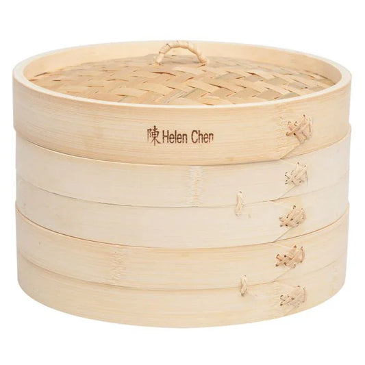 Bamboo Steamer with Lid, 10" - Marcel’s Culinary Experience