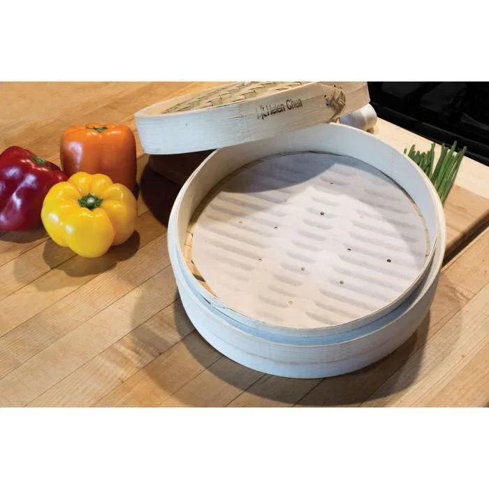 Bamboo Steamer with Lid, 10" - Marcel’s Culinary Experience