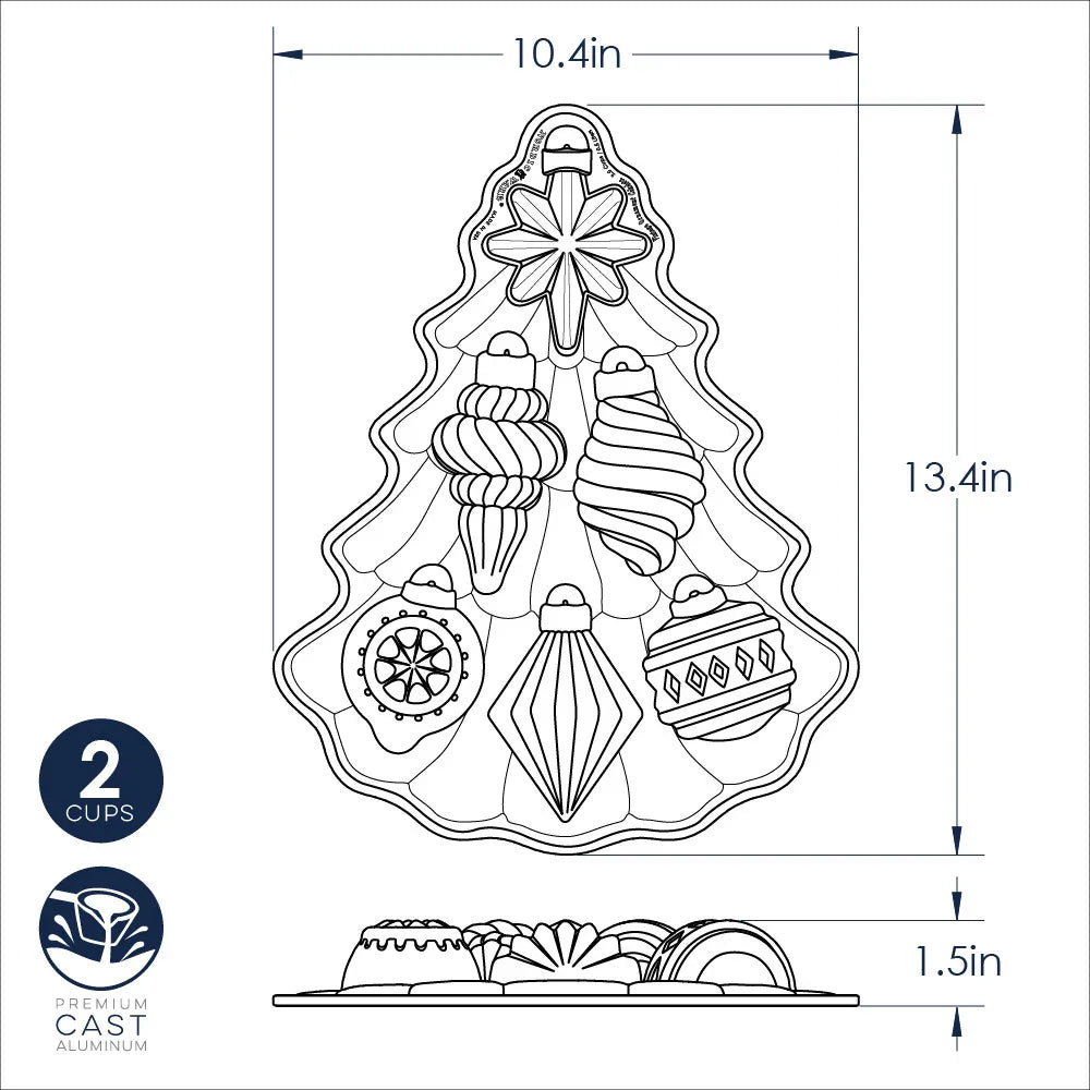 Nordic Ware Vintage Ornament Cakelet Pan - Marcel’s Culinary Experience