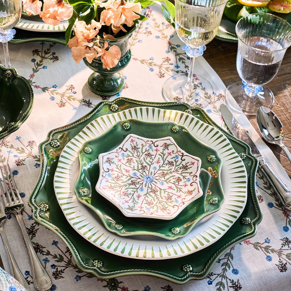 Juliska Berry & Thread Scalloped Charger/Platter - Basil