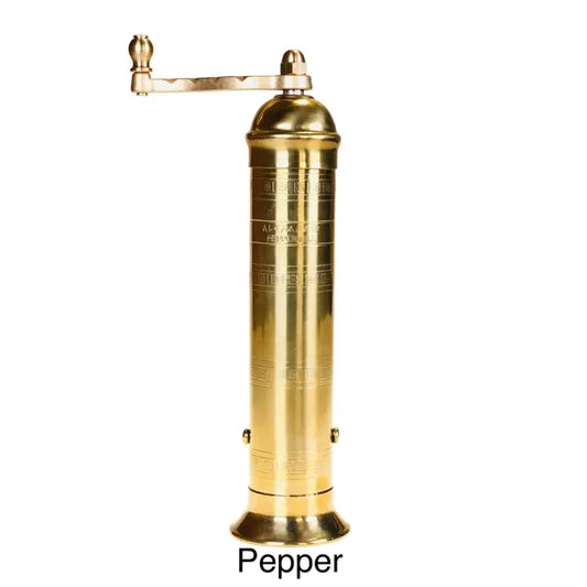 9" Pepper Grinder - The Original 'Brass Mill' - Marcel’s Culinary Experience