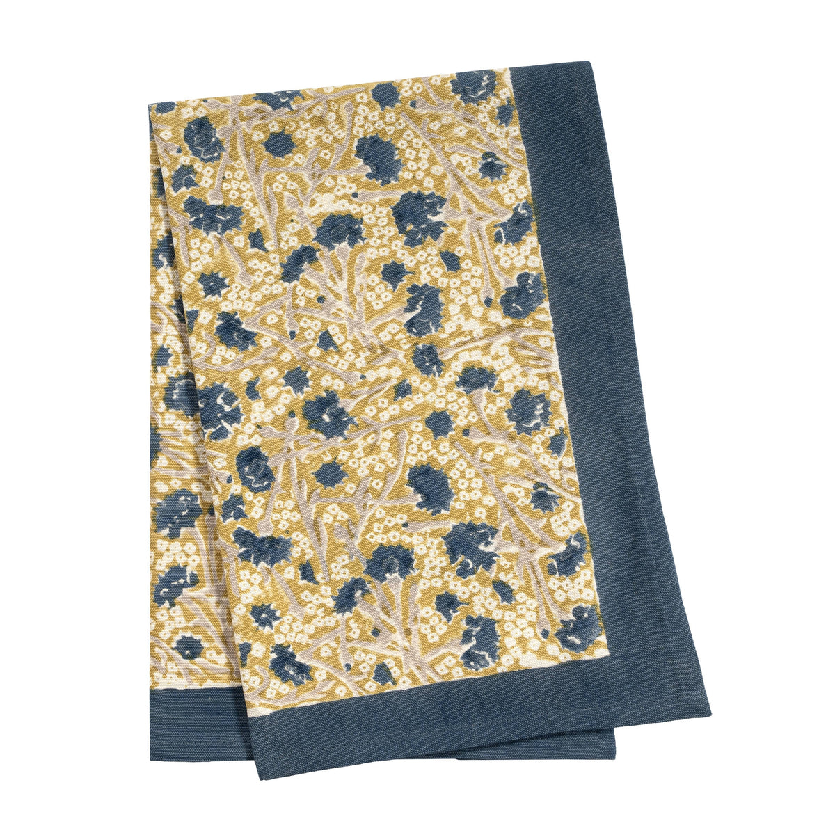Couleur Nature Meadows Blue & Green Tea Towel, 20 x 30