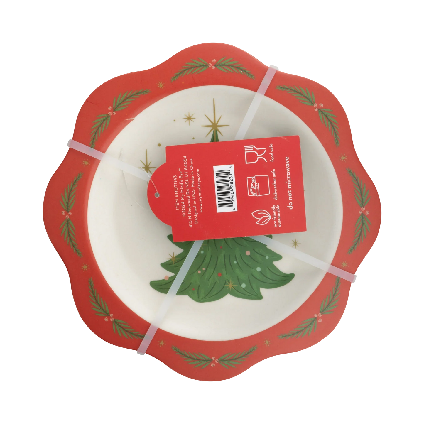 Nutcracker Bamboo 9" Plate Set