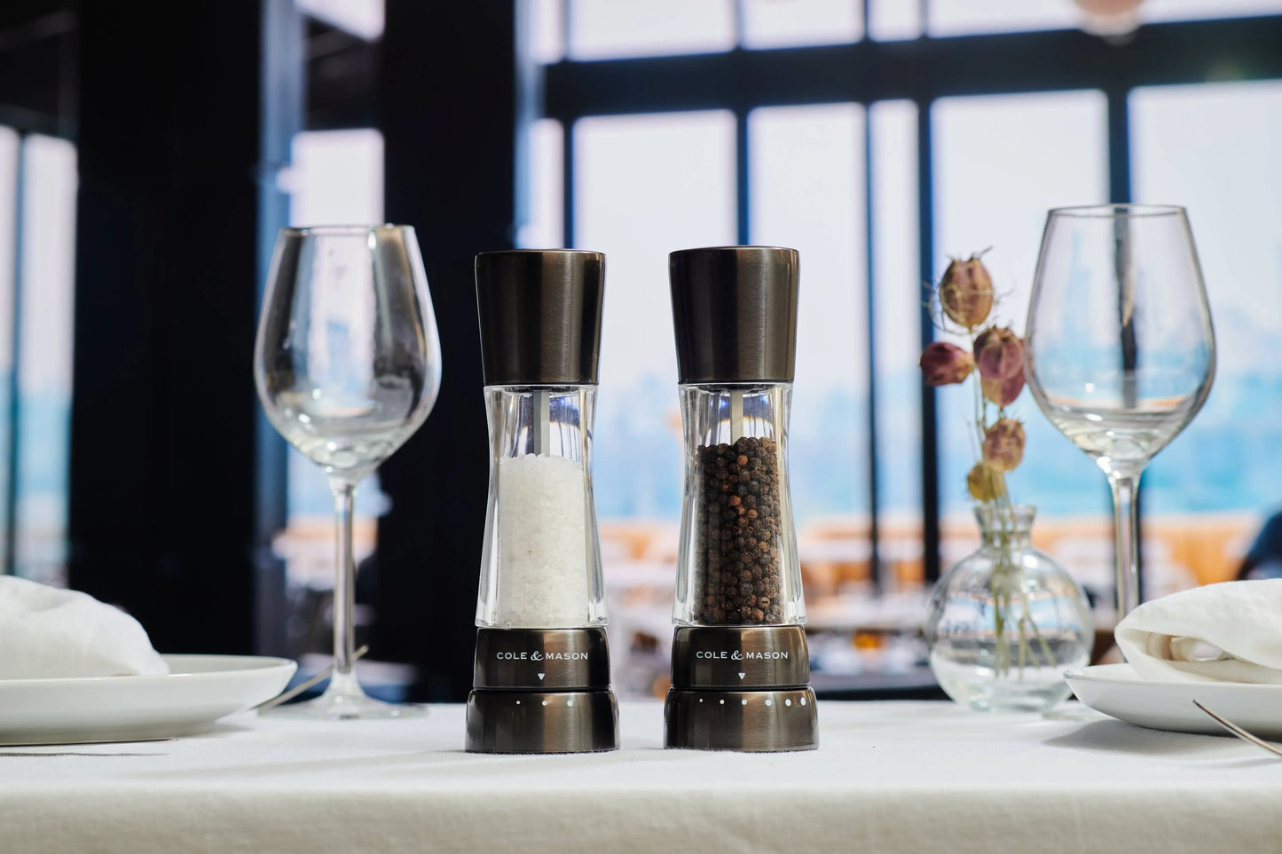 Cole & Mason Derwent Salt & Pepper Mill Gift Set, Iron Grey - Marcel’s Culinary Experience