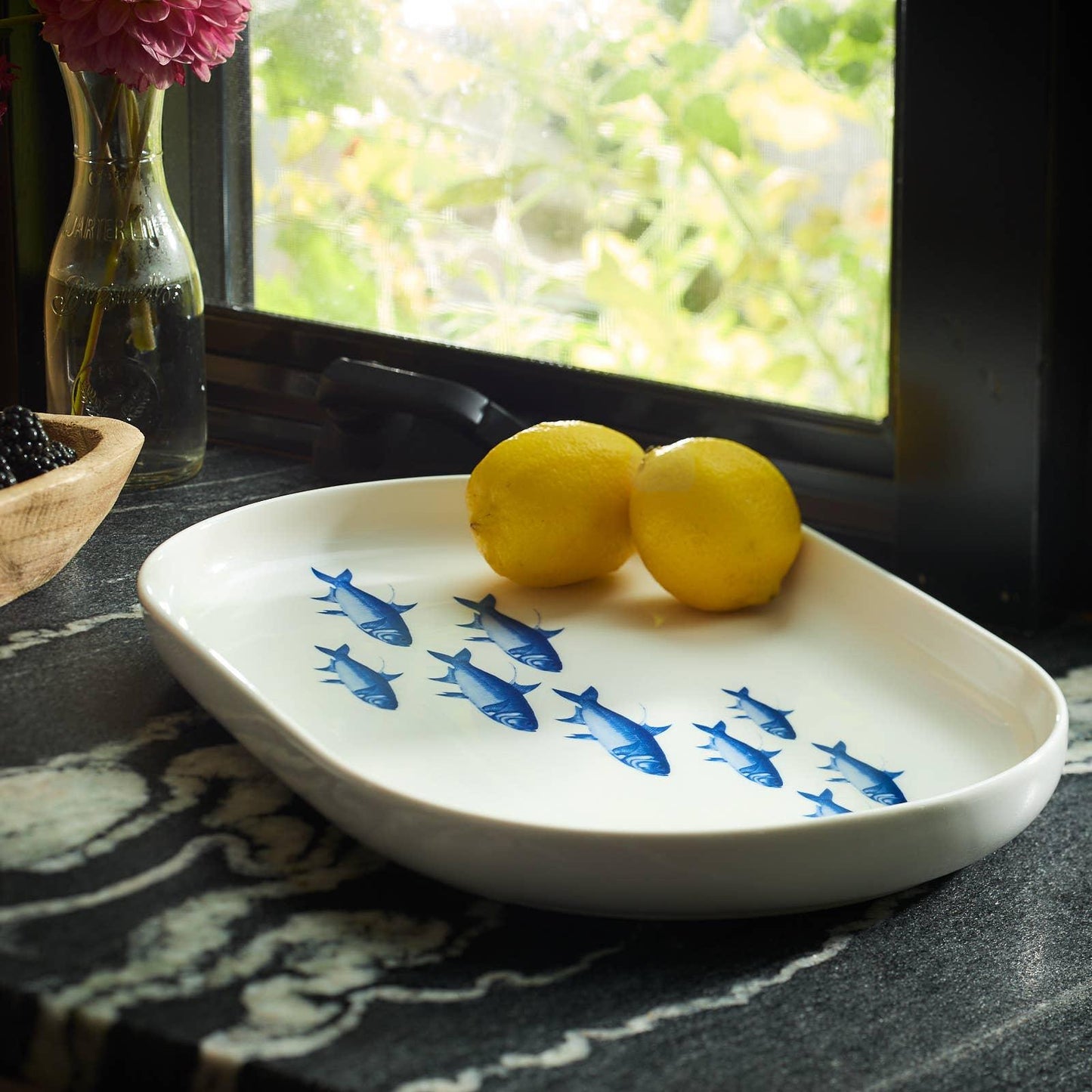 Caskata School of Fish Large Coupe Oval Platter