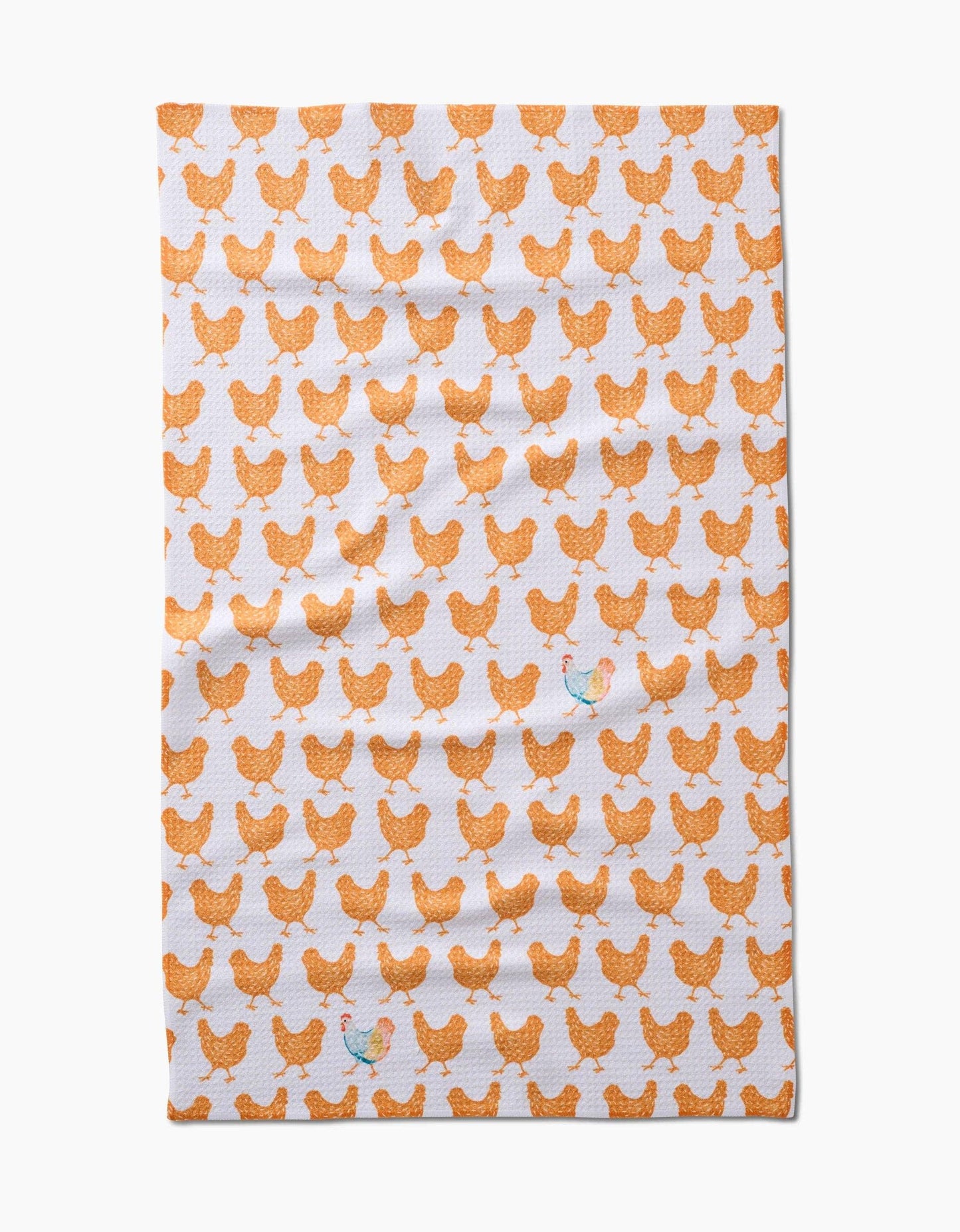 Geometry Fun Spring Chicks Tea Towel