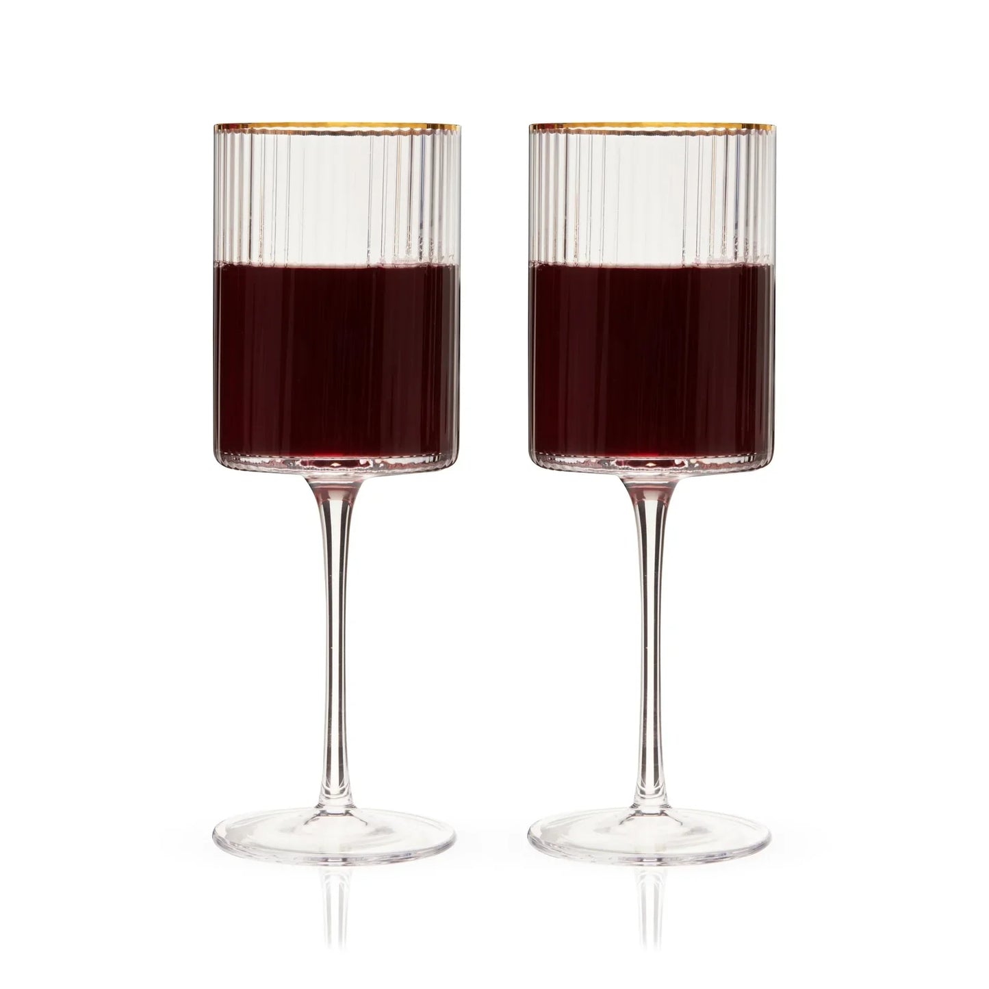 Gold Rimmed Wine Glass - Marcel’s Culinary Experience