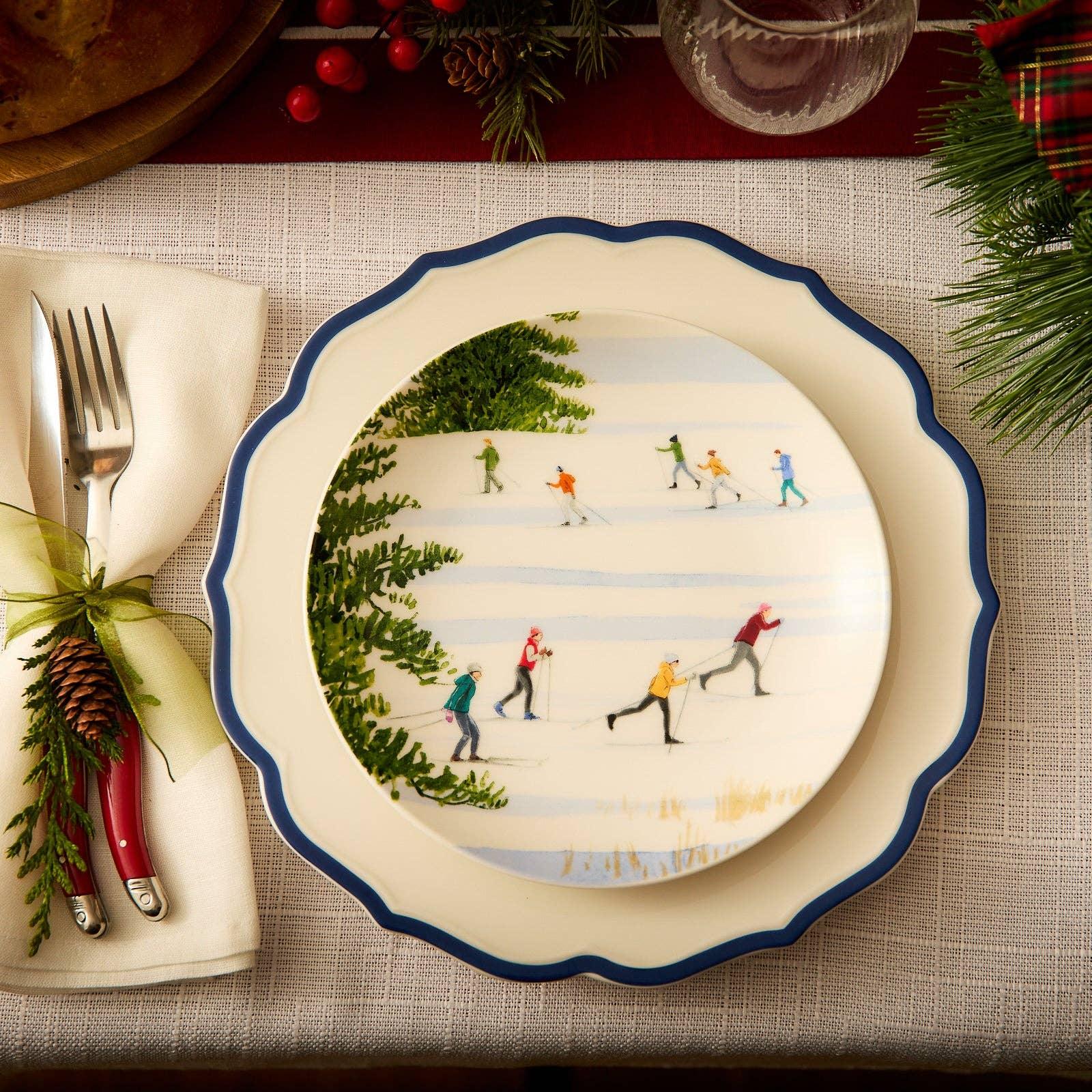 Caskata X Felix Doolittle Winter Wonderland Plate - Marcel’s Culinary Experience