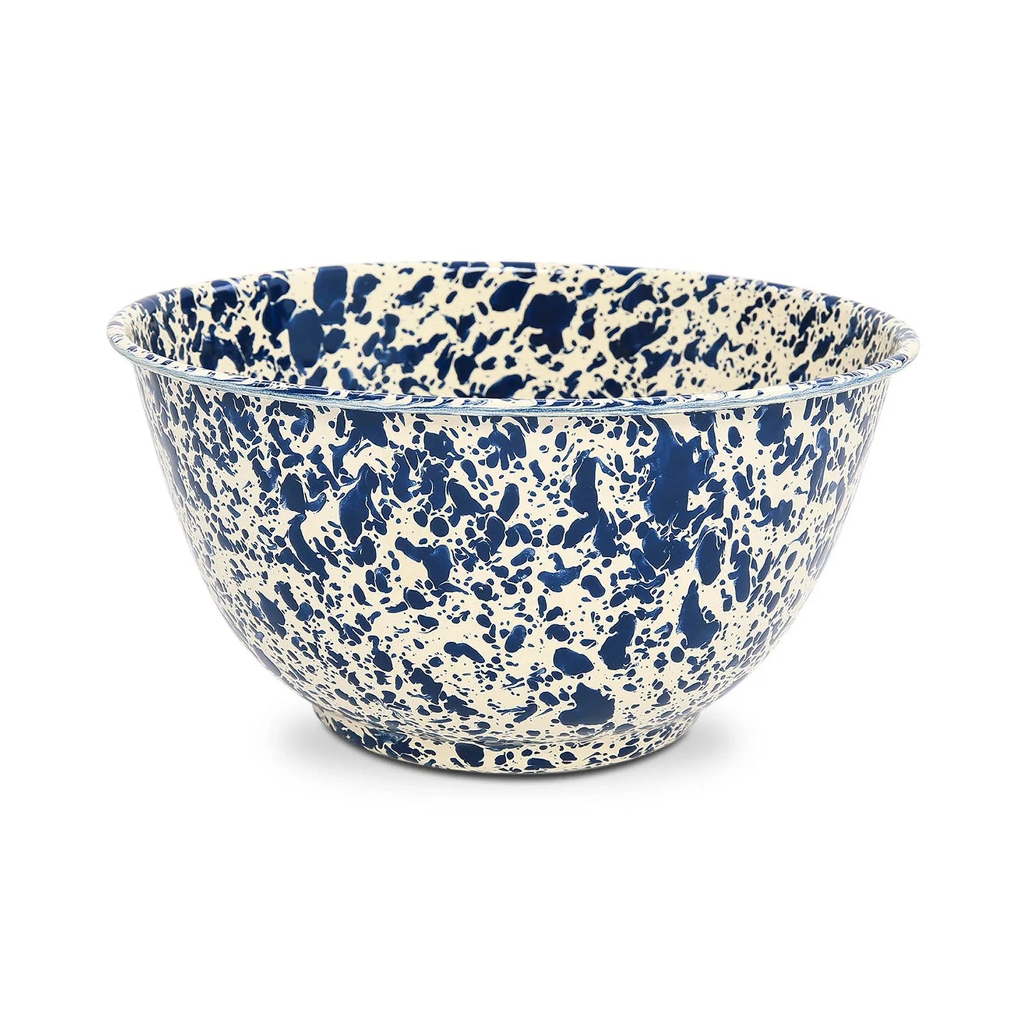 Crow Canyon Splatter Enamelware Large Salad Bowl - Marcel’s Culinary Experience