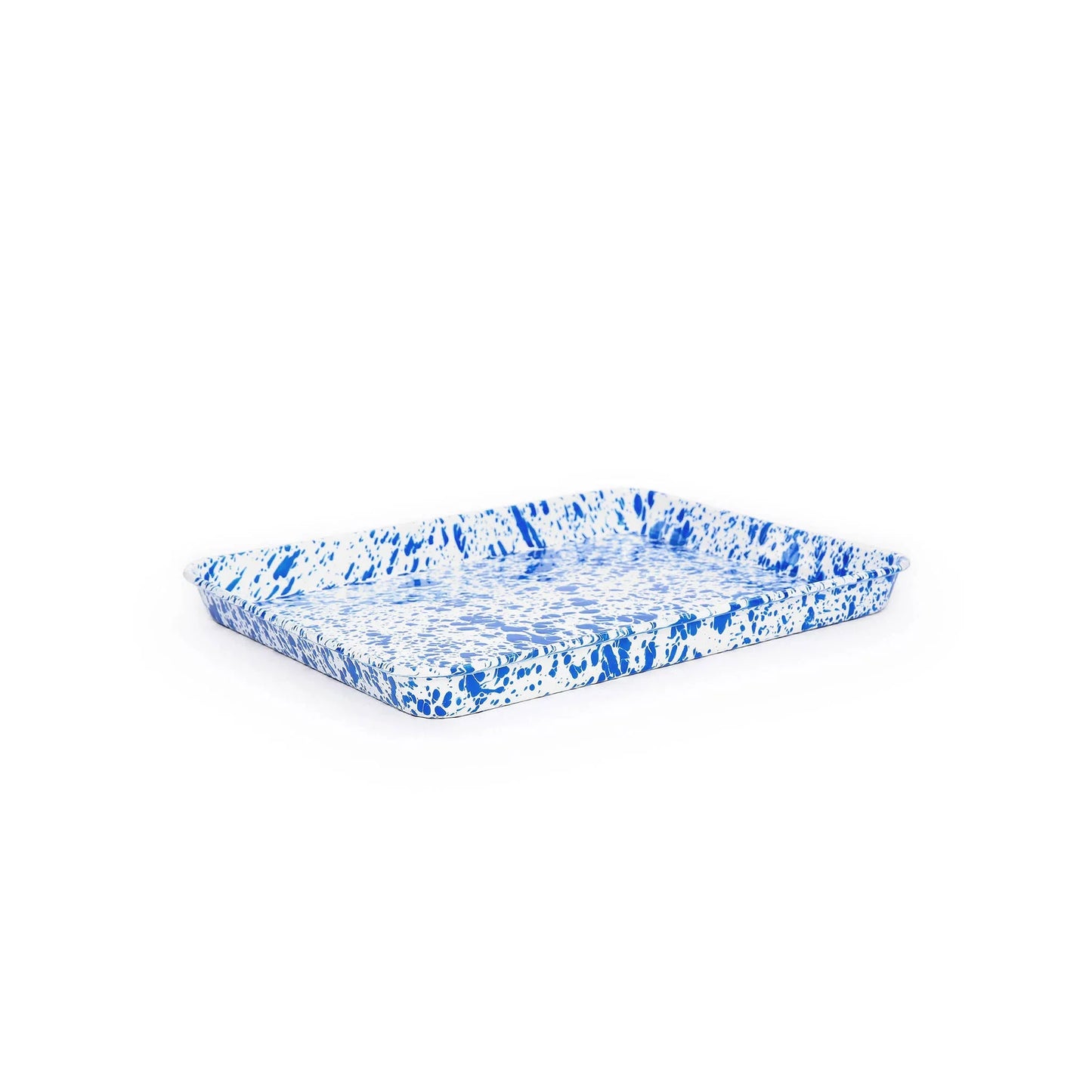 Splatter Enamelware Small Rectangular Tray - Marcel’s Culinary Experience