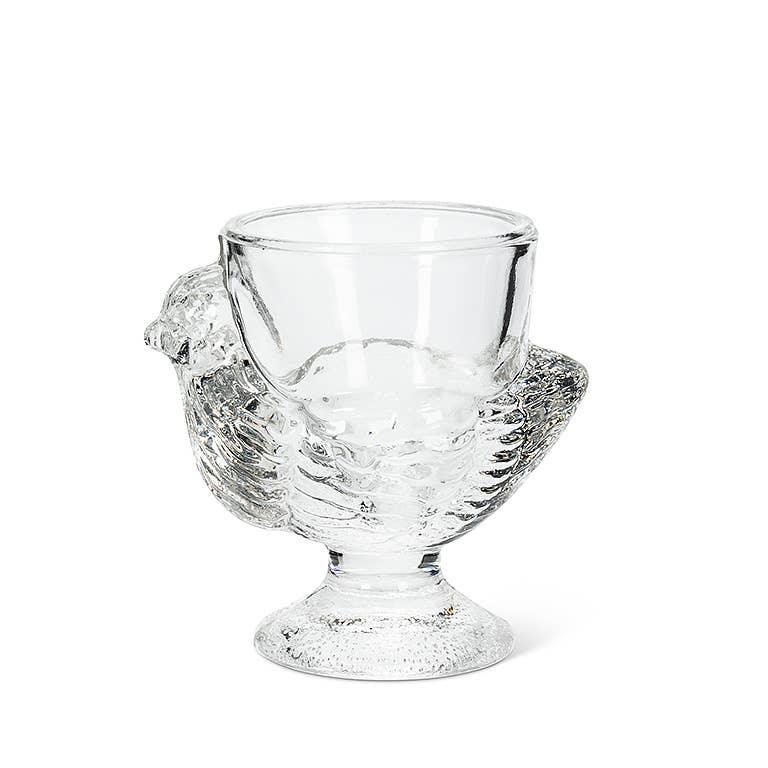 Glass Chicken Egg Cup-3"H-642 - Marcel’s Culinary Experience