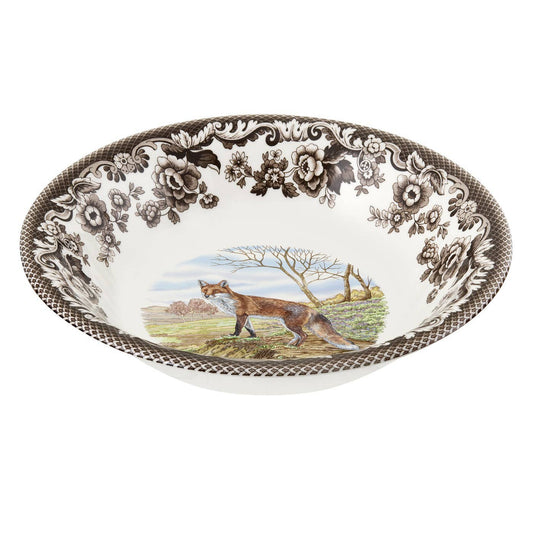 Spode Woodland Ascot Cereal Bowl 8" (Red Fox)