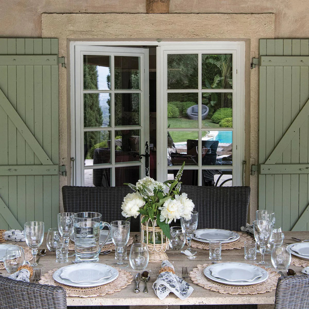 Juliska Berry & Thread Dinner Plate - Whitewash - Marcel’s Culinary Experience