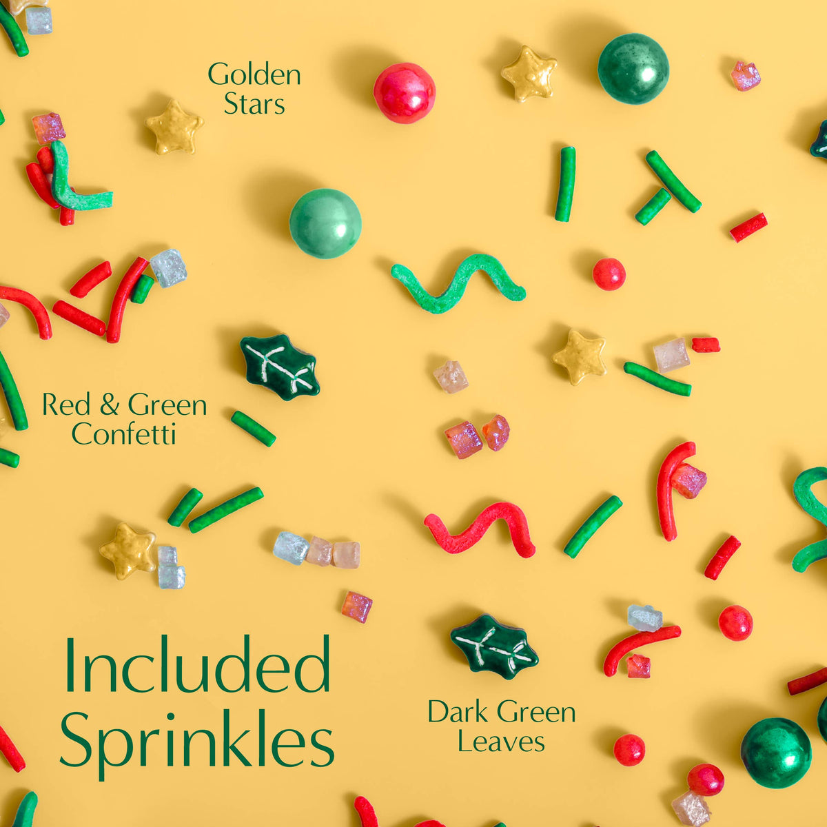Sprinklemania Holiday Mix 2 Sprinkles, 3.5 oz Cube