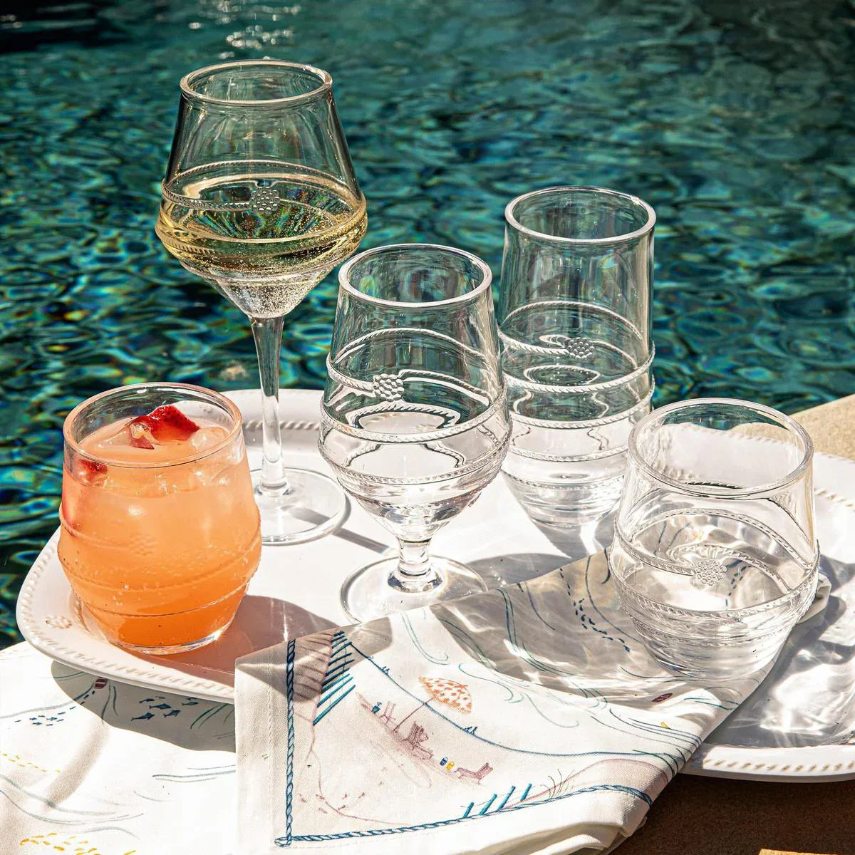 Juliska Amalia Acrylic Wine Glass