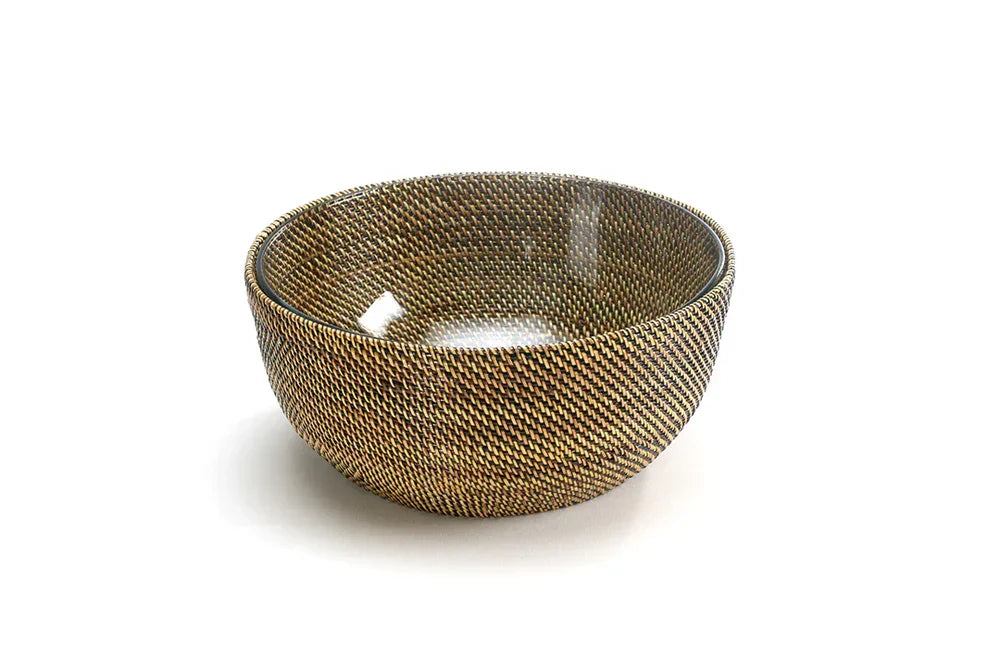 Calaisio Salad & Serving Bowl with Glass Insert, 11"