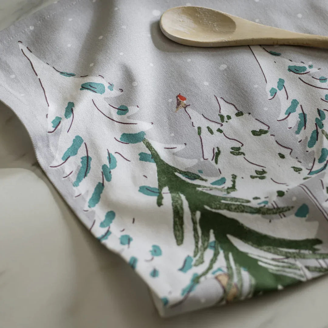Christmas Stags Scene Tea Towel - Marcel’s Culinary Experience