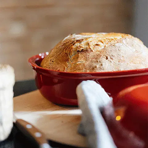 Emile Henry Bread Baker Red | French Ceramic Bread Cloche