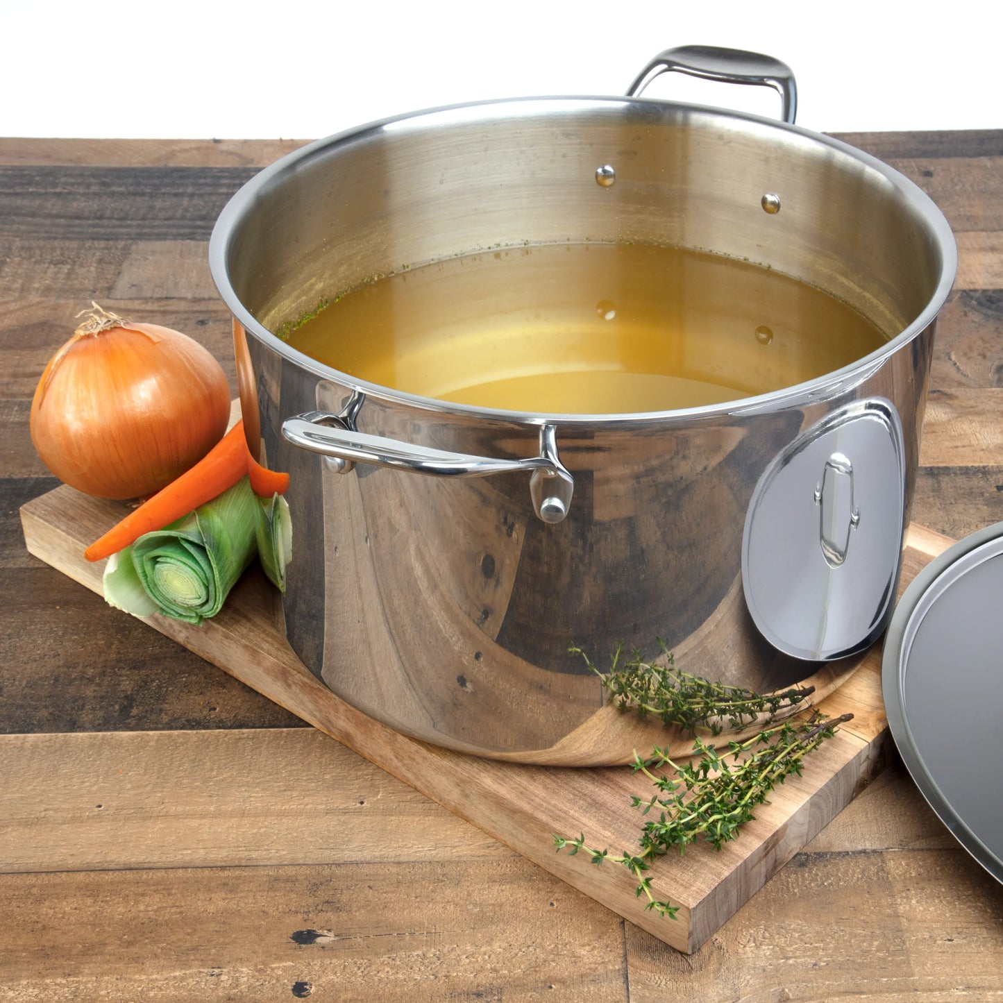 Camerons 16 Qt Tri-Ply Stainless Steel Stock Pot - Marcel’s Culinary Experience