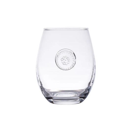 Juliska Berry & Thread Stemless Wine Glass