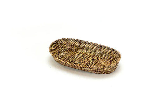 Oval Baguette Basket with Caterpillar