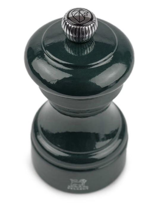 Peugeot Manual Pepper Mill in Forest Green Gloss Painted Wood - 4" - Marcel’s Culinary Experience
