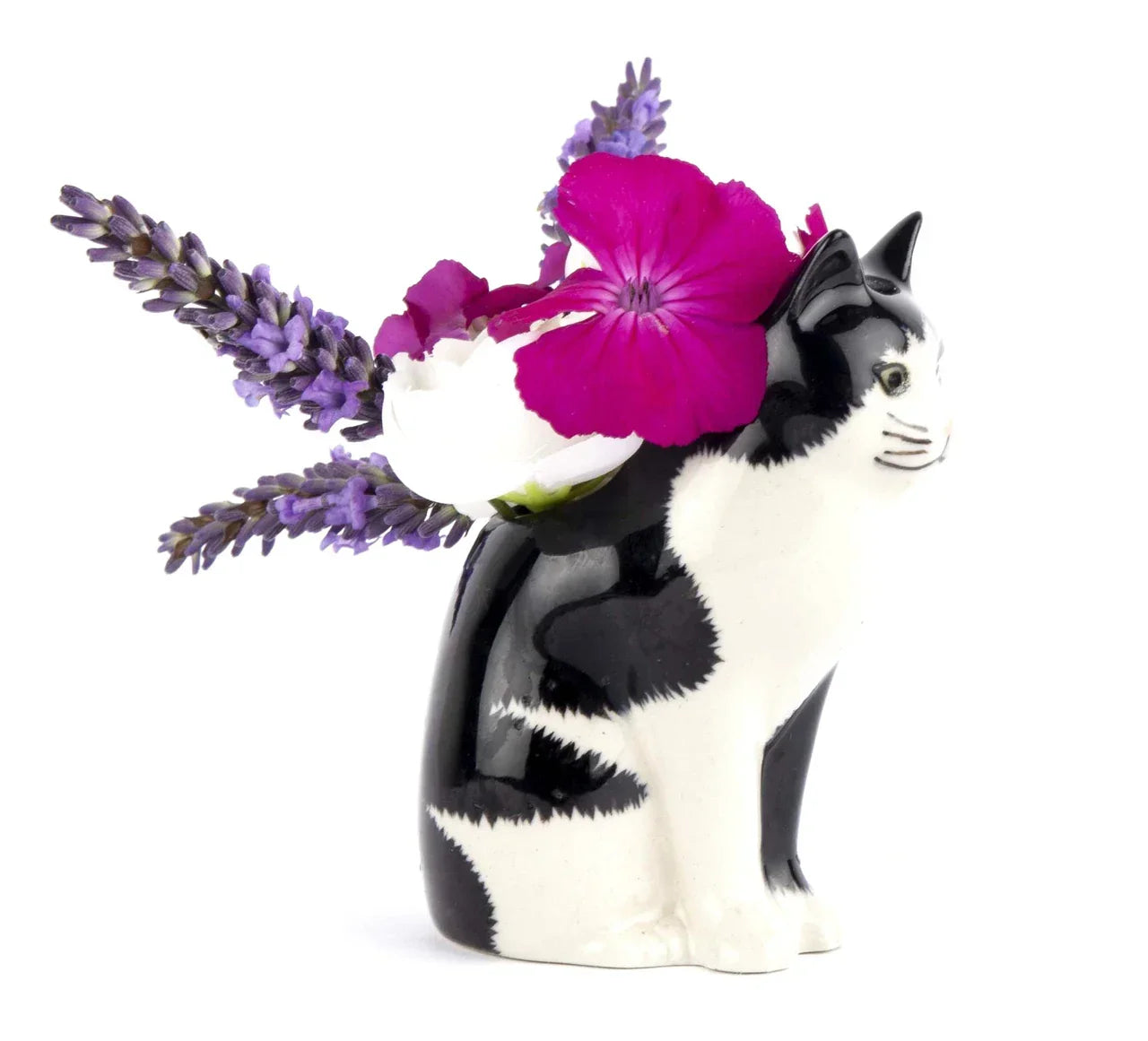 Quail Ceramics Barney Cat Bud Vase