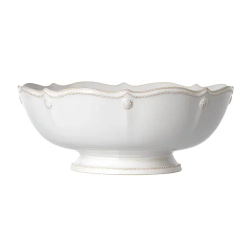 Juliska Berry & Thread 11" Footed Fruit Bowl - Whitewash - Marcel’s Culinary Experience