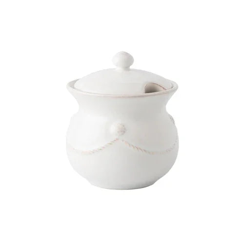 Juliska Berry & Thread Lidded Sugar/Jam Bowl - Whitewash - Marcel’s Culinary Experience