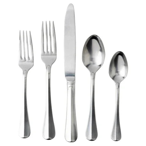 Juliska Bistro Flatware 5pc Place Setting - Bright Satin - Marcel’s Culinary Experience