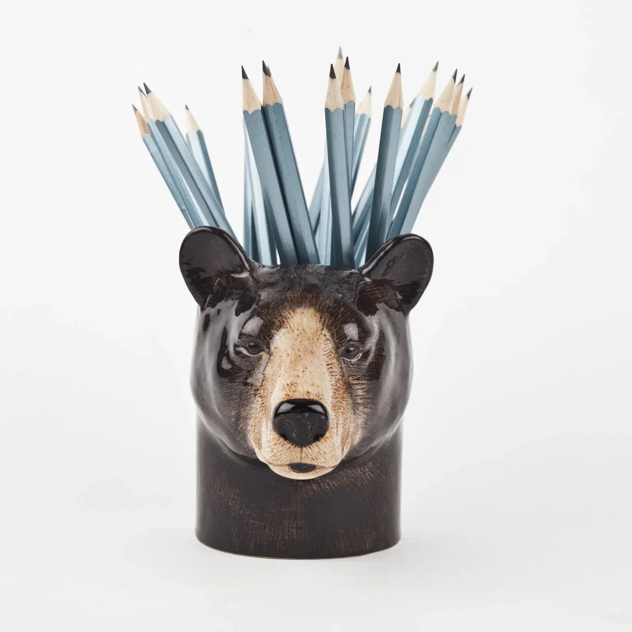 Quail Ceramics Black Bear Pencil Pot - Marcel’s Culinary Experience