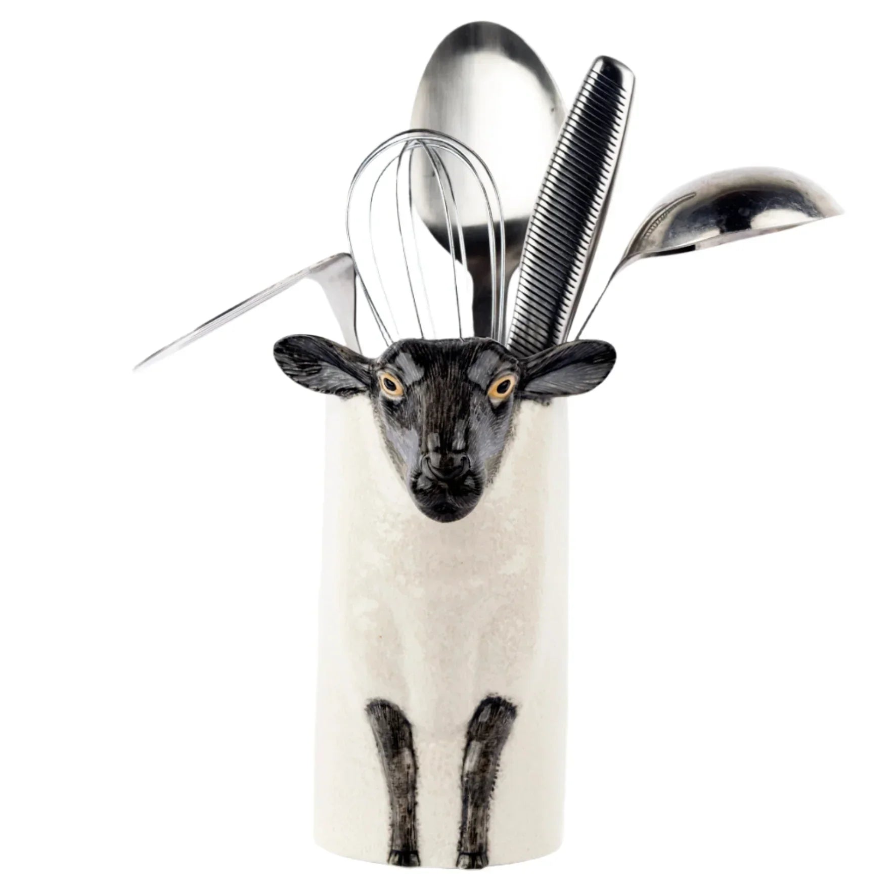 Quail Ceramics Suffolk Black Sheep Utensil Pot - Marcel’s Culinary Experience