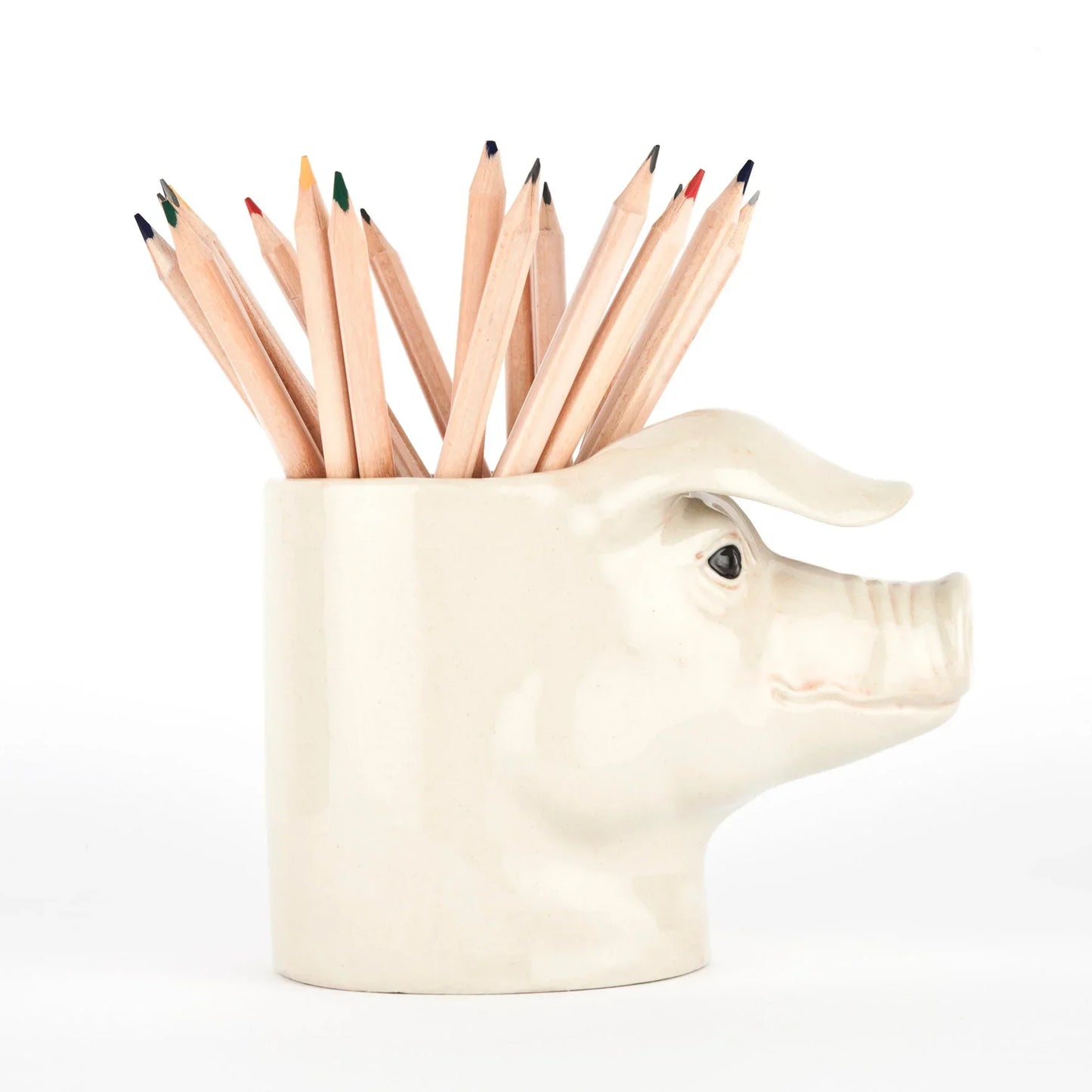 Quail Ceramics Pig Pencil Pot - Marcel’s Culinary Experience