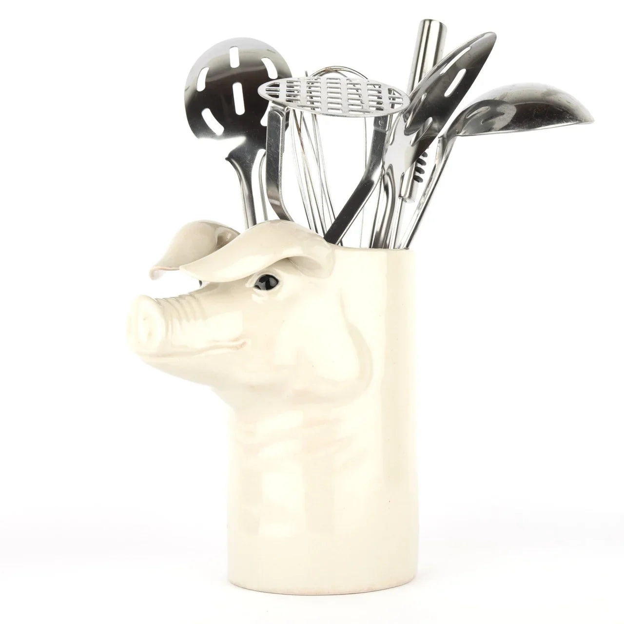 Quail Ceramics British Lop Pig Utensil Pot - Marcel’s Culinary Experience