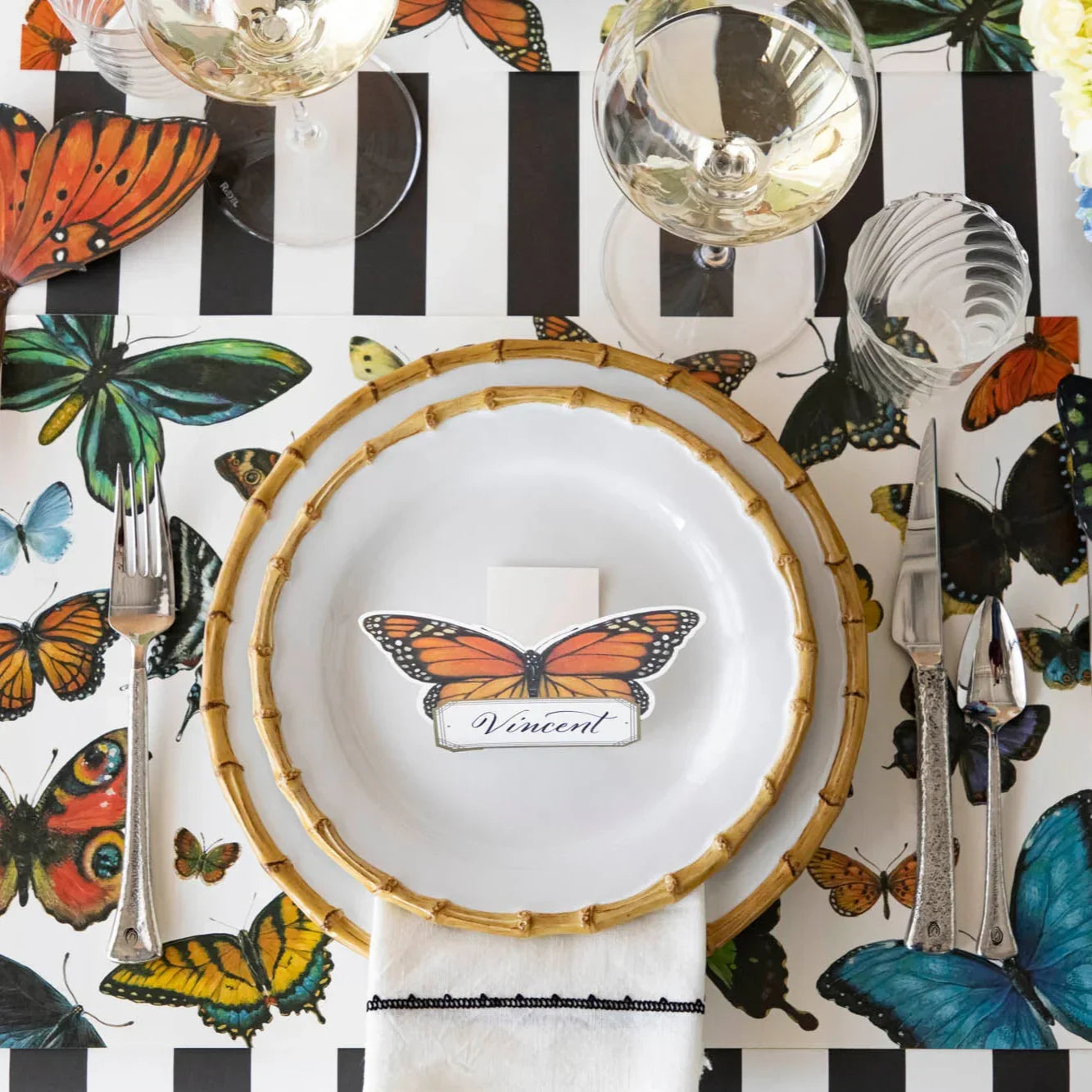 Hester & Cook Butterfly Flight Placemat - Marcel’s Culinary Experience