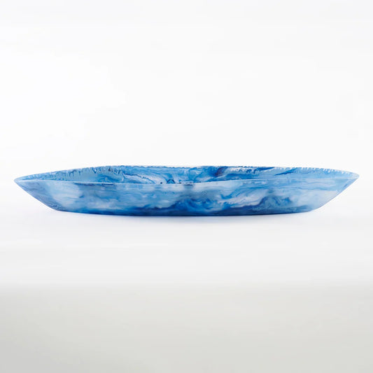 Nashi Home Medium Oval Platter - Denim