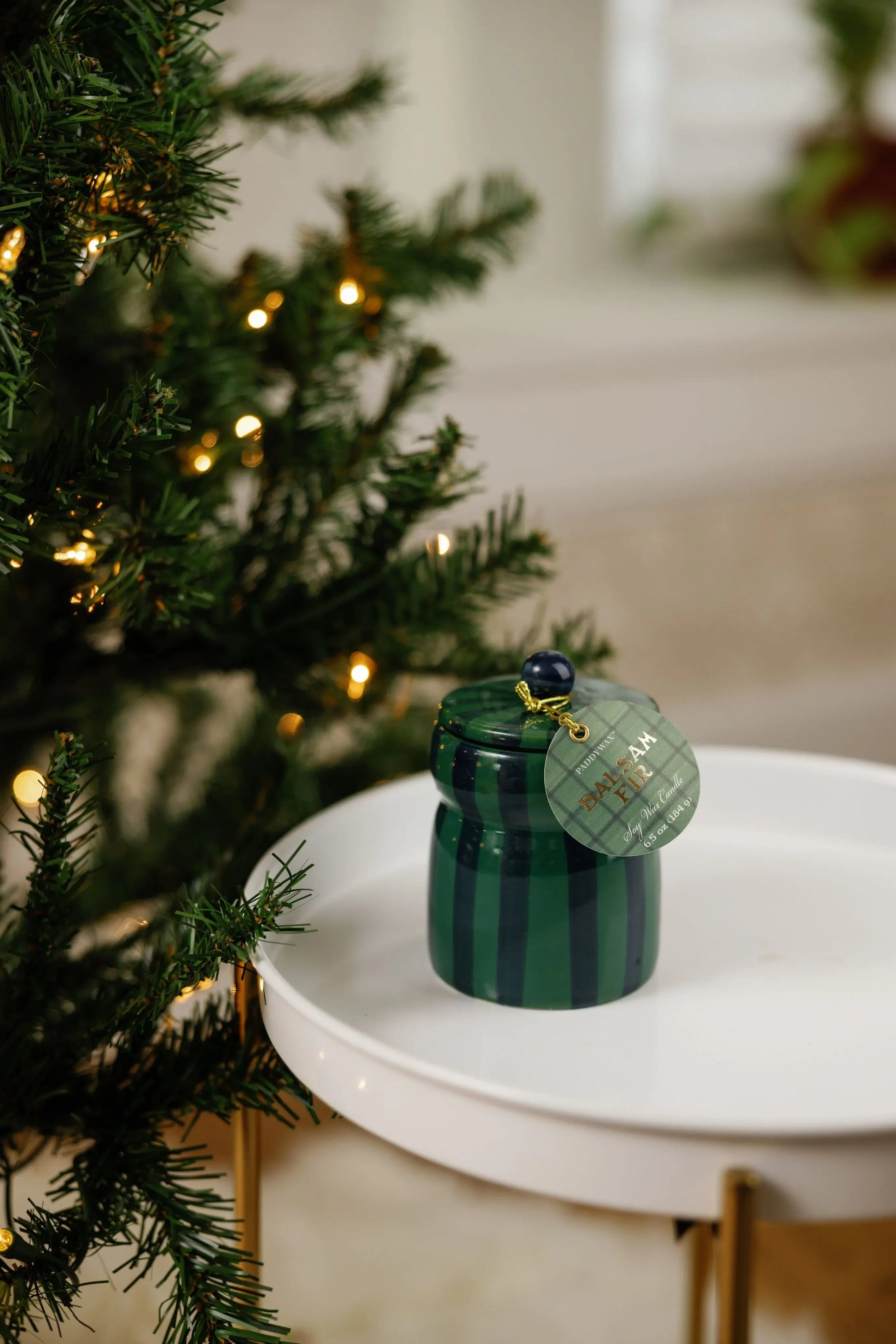 Paddywax Cabana Candle with lid - Balsam Fir - Marcel’s Culinary Experience