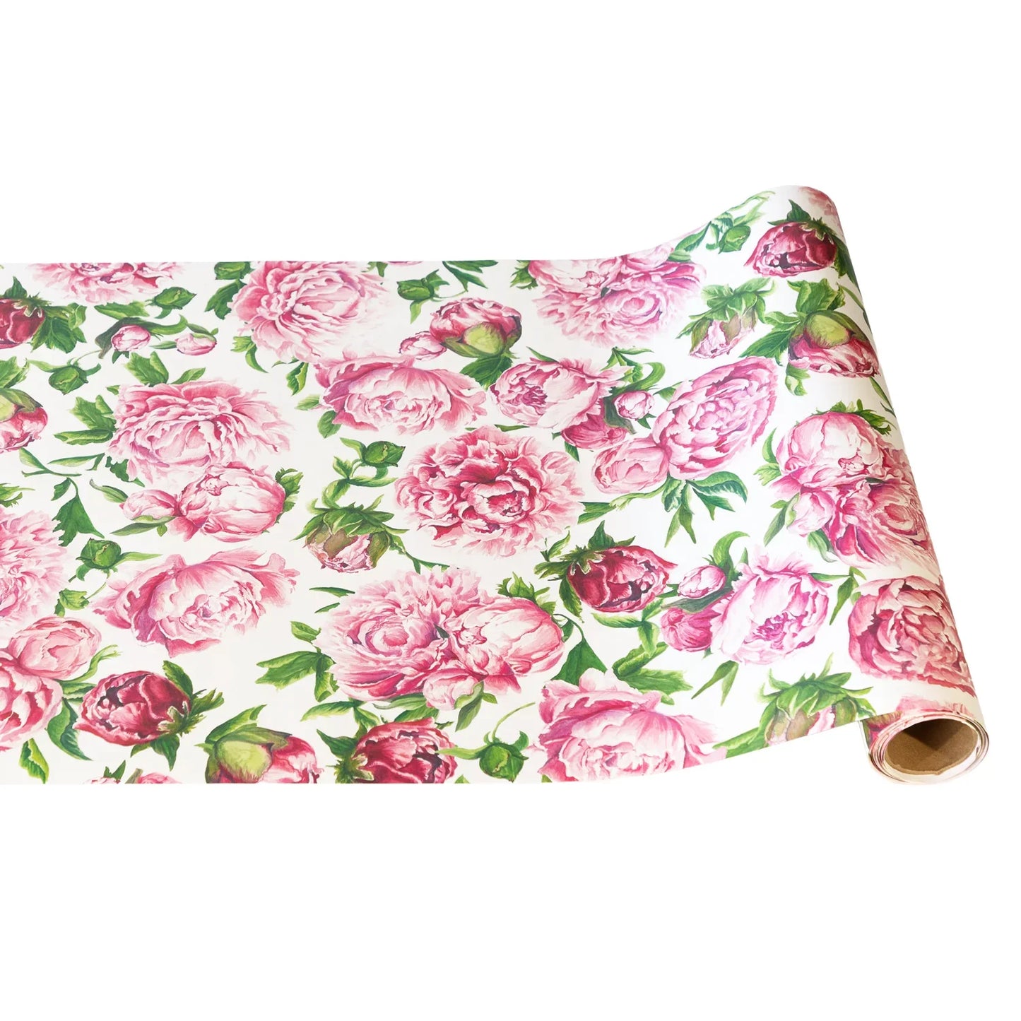 Hester & Cook Peonies in Bloom Paper Table Runner - 20" x 25'