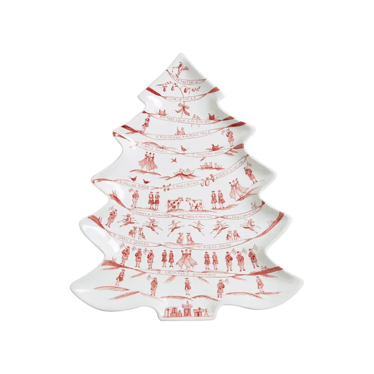 Juliska Country Estate Winter Frolic 15" Tree Platter - Marcel’s Culinary Experience