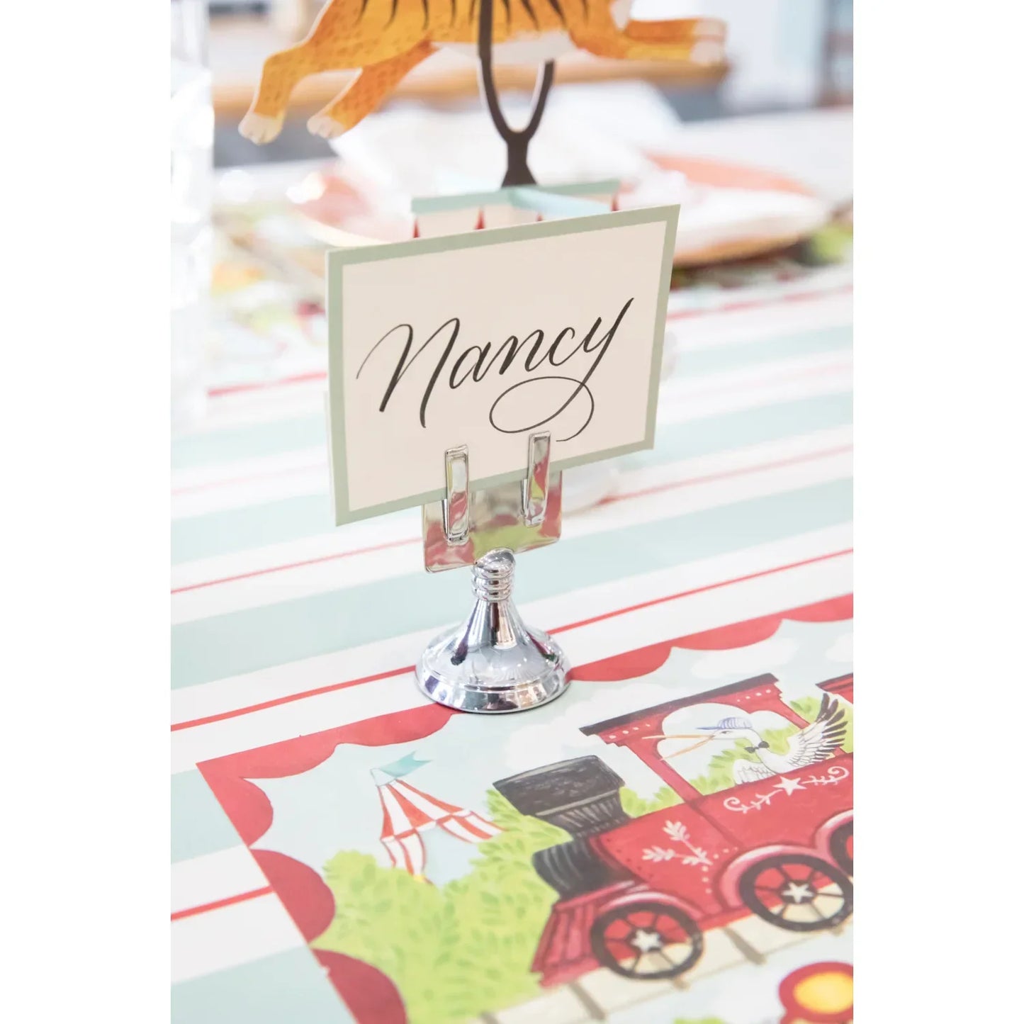 Hester & Cook Chrome Place Card Holder - Marcel’s Culinary Experience