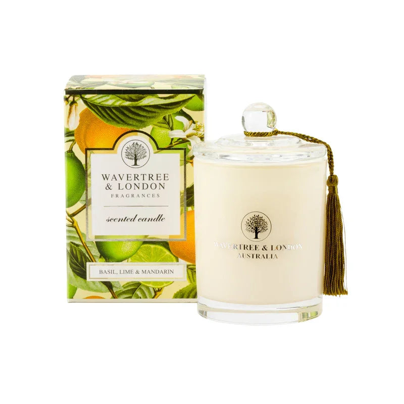Wavertree & London Soy Candle - Basil, Lime & Mandarin - Marcel’s Culinary Experience