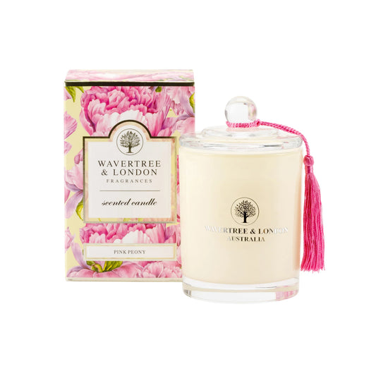 Wavertree & London Pink Peony Scented Soy Candle
