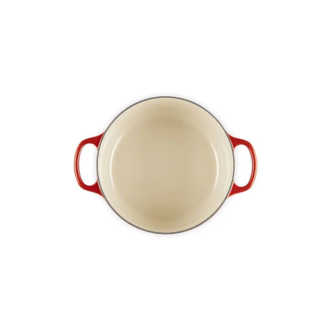 Le Creuset Noël Collection Holiday Tree Signature Round Dutch Oven with Gold Star Knob
