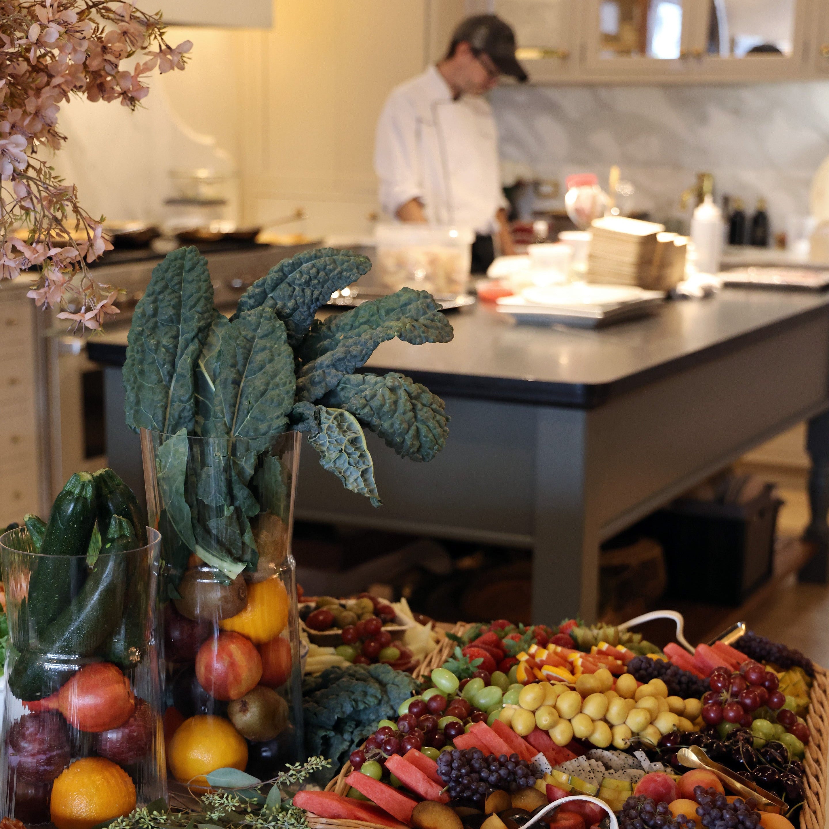 Chef Brian at a private event | Marcel's