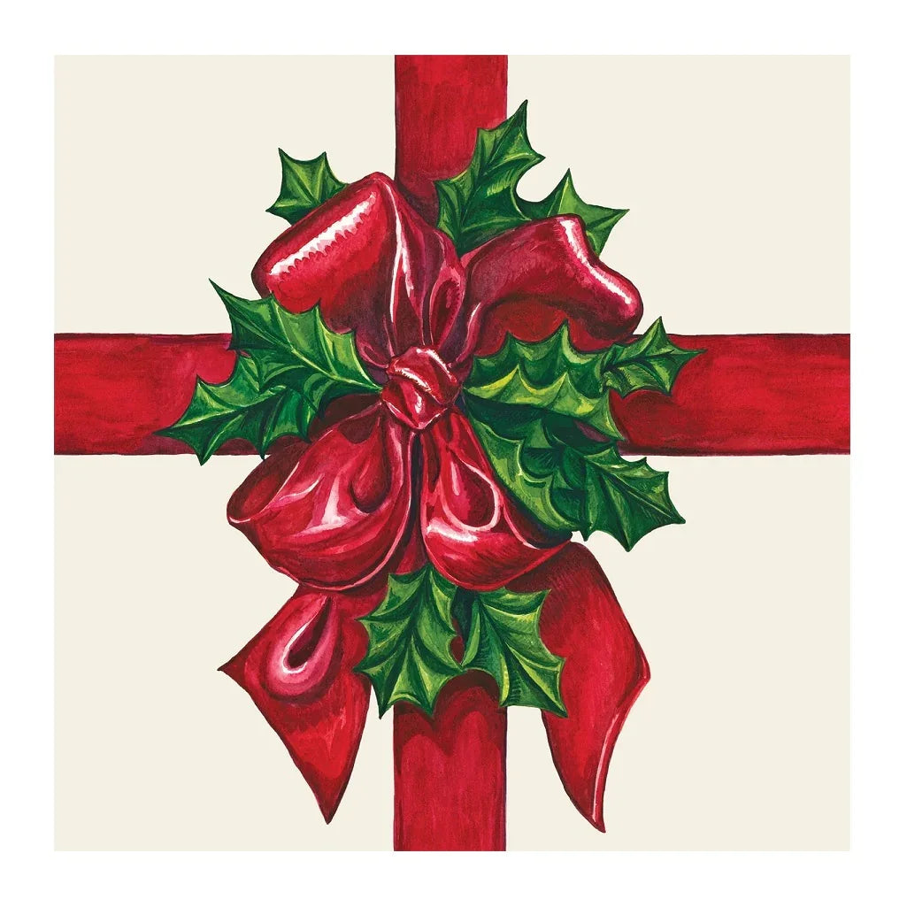 Hester & Cook Christmas Present Paper Cocktail Napkins - Marcel’s Culinary Experience