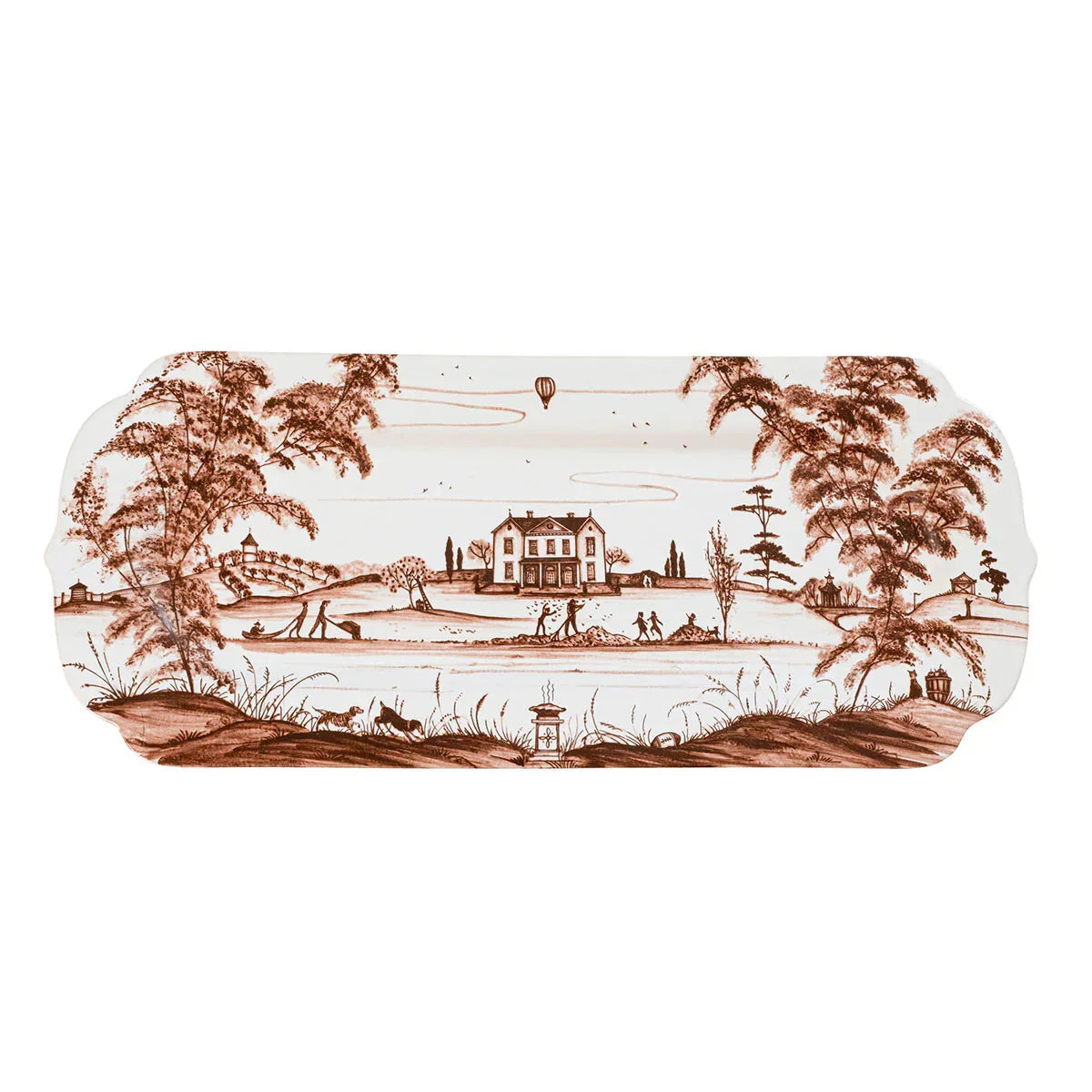 Juliska Country Estate Harvest 15" Hostess Tray - Sepia - Marcel’s Culinary Experience