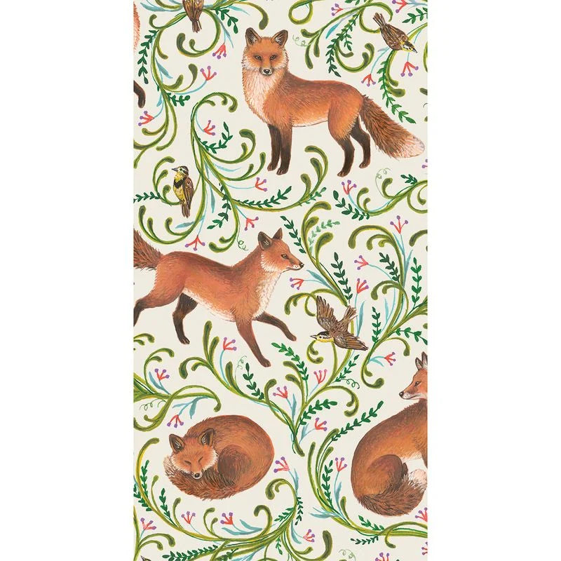 Hester & Cook Fanciful Fox Guest Napkins